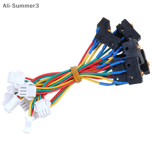 (YY)10Pcs 2025 New Flame Retardant Material Metal Gas Water Heater Micro Switch Three Wires Small On-off Control 0.6x1x2cm