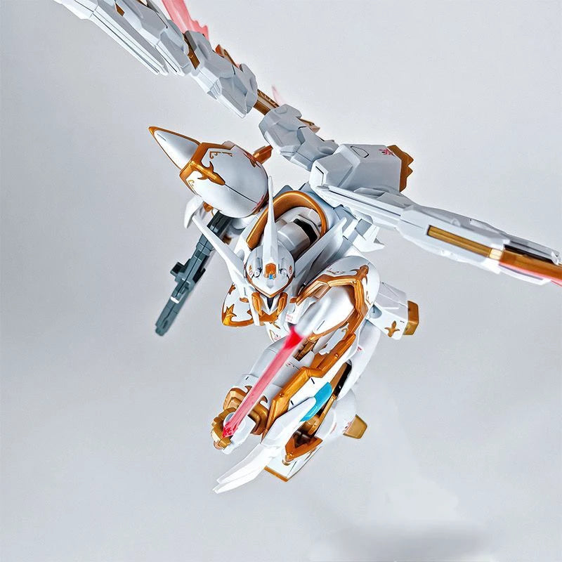 Hg 1/144 Seed Freedom Black Knight Squad With Light Wings Water Sticker Action Figures Assembled Model Kit Collectible Toys Gift