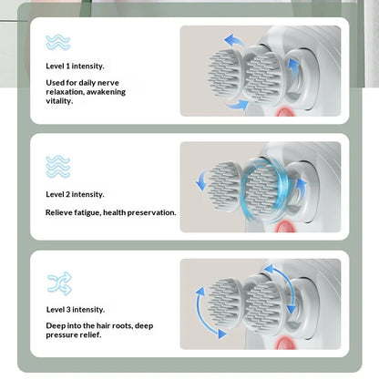 Deep Scalp Massager Head Cleaning Massager Also Suitable for Pets Electric Massage Tool Washable and Portable