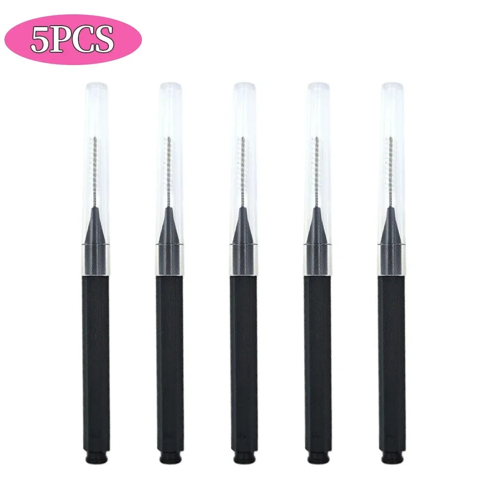 5/10/50PCS Mini Eyebrow Brush Brow Perm Brush Disposable Brow Lifting Brushes Bendable Micro Eyelash Brush Applicators Tools
