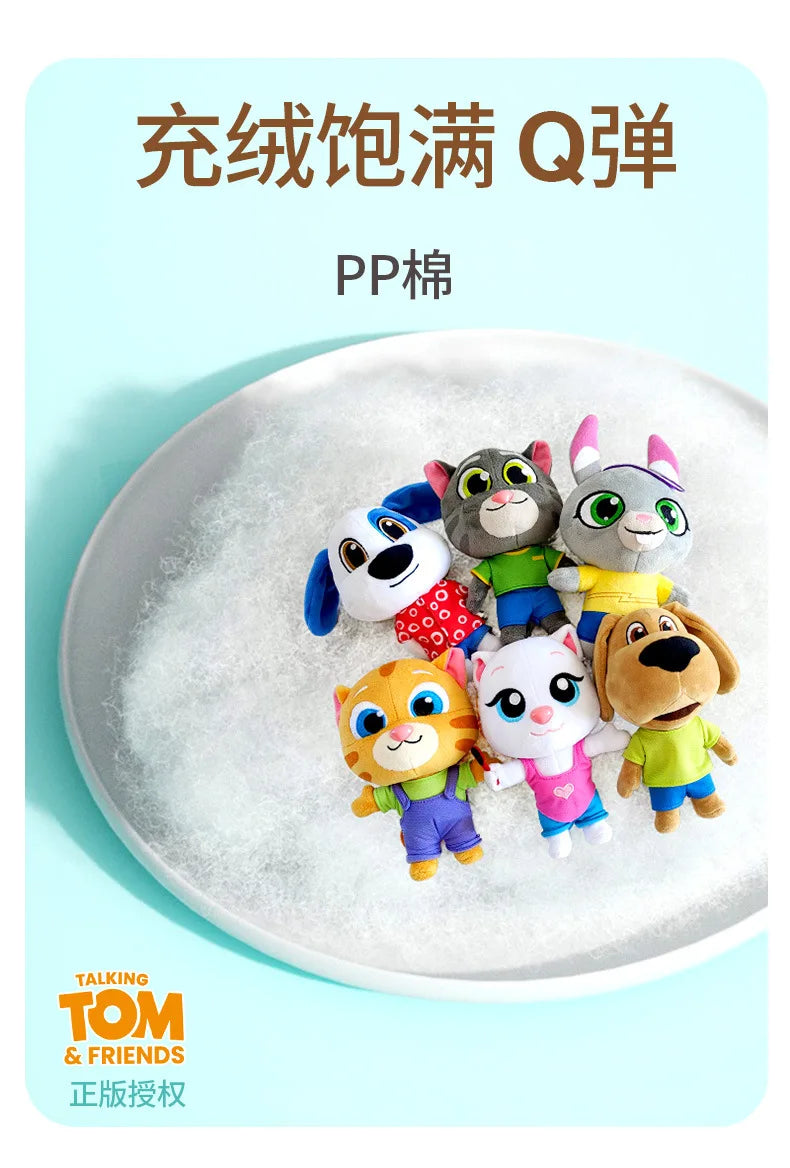Can't Talk Talking Tom And Friends With Changeable Clothes Plush Toys 18cm Talking Tom Angela Dolls Accompany Doll For Children