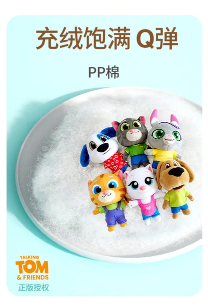 Can't Talk Talking Tom And Friends With Changeable Clothes Plush Toys 18cm Talking Tom Angela Dolls Accompany Doll For Children