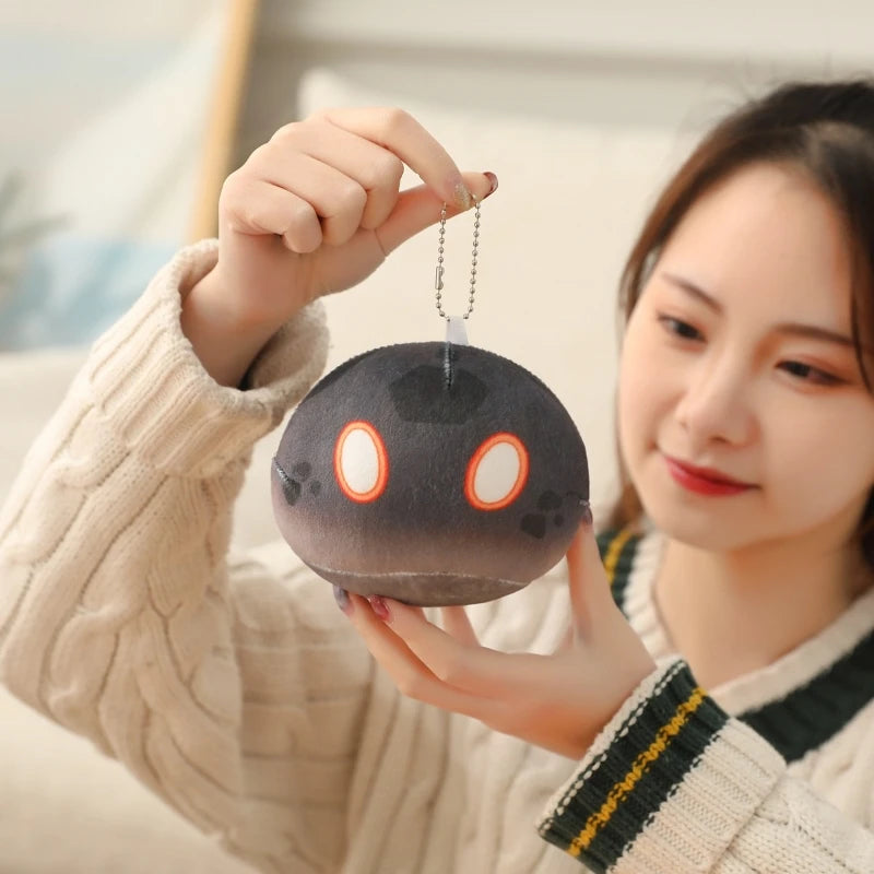 10cm Genshin Slime Plush Pendant Toys Genshin Impact Stuffed Pillow Cute Anime Game Original God Cosplay Fans for Kid Gift