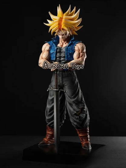 22.5cm Dragon Ball Z Fighters Trunks Anime Figure Super Saiyan Trunks Figure Figures Model Collection Decoration Toy