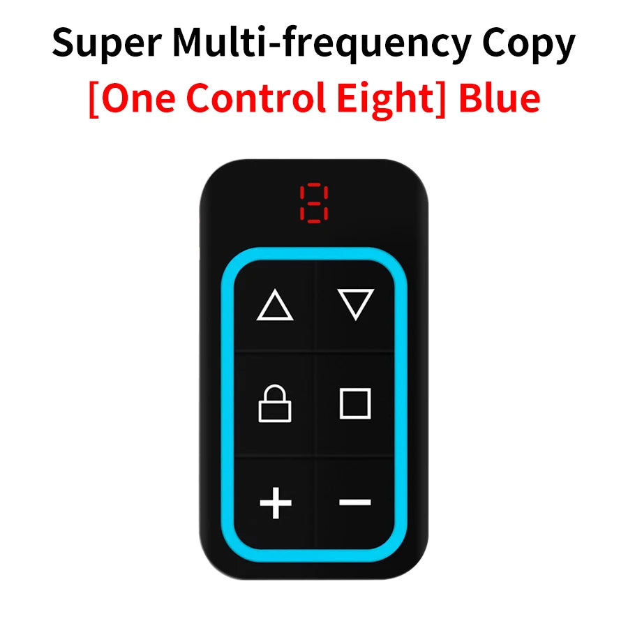 Universal Garage Remote Control Gate Key Duplicator Clone Multi-frequency Garage Door Controller 8 Channels 300-915Mhz 433Mhz