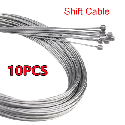 10/5/3/1PC 2M MTB Bicycle Brake Line Bicycle Speed Line Fixed Gear Shifter Gear Brake Cable Set Core Inner Wire MTB Road Bike