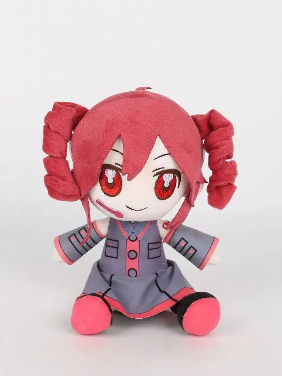 Kasane Teto Plush Toy Soft Doll Stuffed Plushies Figure Anime Cosplay Cartoon Birthday Present Christmas Gift for Fans Girl