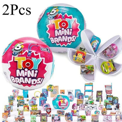Zuru 5 Surprises mini toy brand, a well-known brand's mini toys, blind ball trend blind box play mini miniature toys