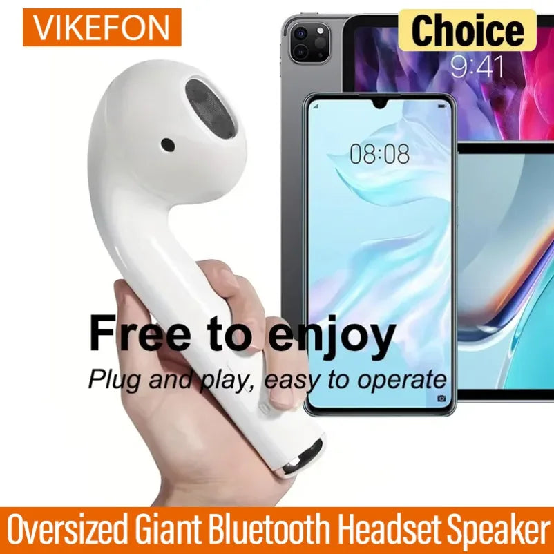 Bluetooth Oversized Giant Headset Speaker for AirPods Pro Model Wireless Bluetooth Audio Gift Hunting Gift Hot Net Red Soundbar