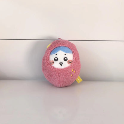 Japanese-style Kawaii Keychain Trinket Ussachi Small eight Sweet Potato Bear Short Plush  Bag Pendant Keychain Holiday gift
