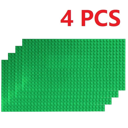 4PCS Classic Baseplates 32x32 16X32 Dots Building Blocks Bricks Base Plates DIY Plastic Board Blocks MOC City Construction Toys