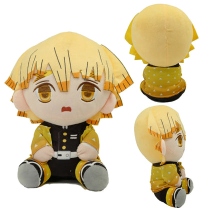 20cm Hot Japan Demon Slayer Plush Dolls Lovely Anime Kimetsu No Yaiba Kamado Tanjirou Nezuko Zenitsu Kyoujurou Toys Kids Gifts