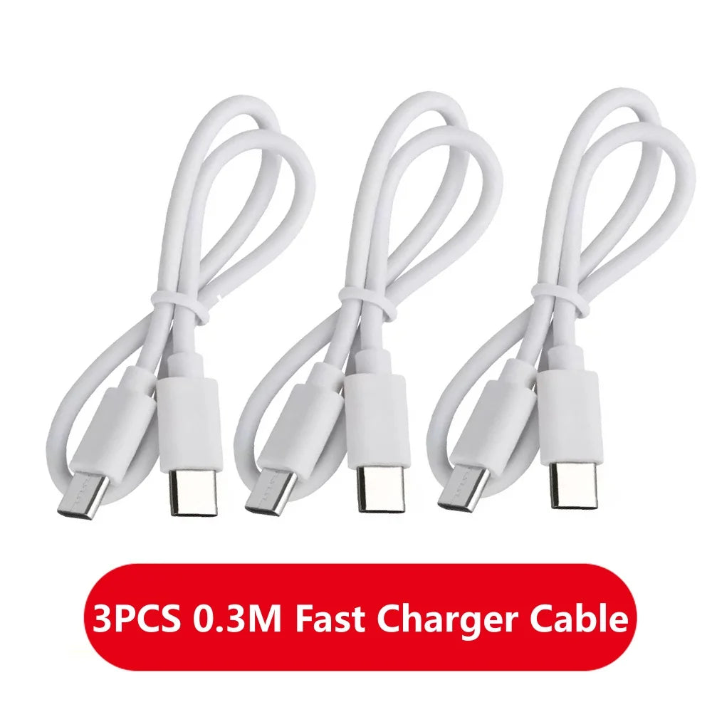 1-3Pcs 120W Dual USB-C To Type C Super Fast Charging Data Cable For IPhone17 Samsung Huawei Quick Cord Transfer Wire 1m/1.5m/2m