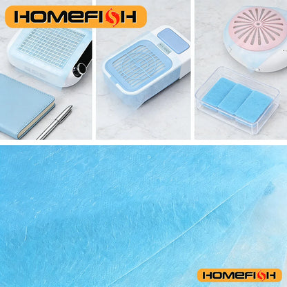 100Pcs Disposable Nail Vacuum Filter Paper Set - Dustproof Replace Filters Manicure Machine Dust Accessory