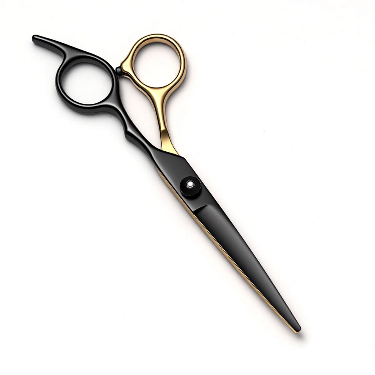 6 Inch Professional Dual Use Scissors for Hair Cutting and Pet Grooming Straight Curved Thinning Comb Stainless Steel Salon