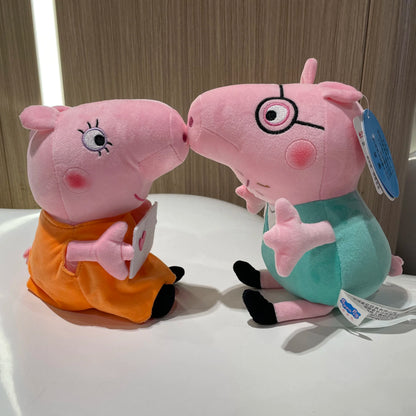30cm 12'' Genuine Peppa Pig daddy mammy grandpa grandma dinosaur Teddy bear Peppa George Plush Toy Kids Birthday Christmas Gift