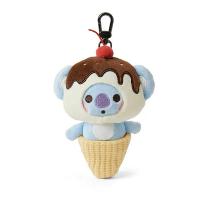 10cm Korean Popular Idol Boy Group Kawaii Plush keychain pendant small animal cross-dressing dessert cake plush doll Anime