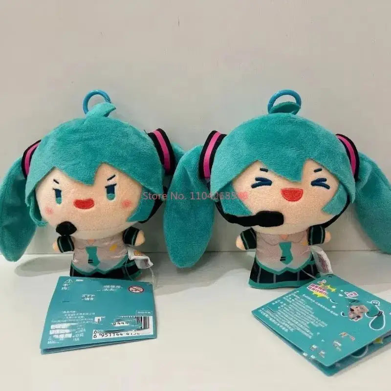 Hot Genuine Spot Hatsune Miku Double Ponytail Rotary Jumping Pull Start Pendant Fufu Doll Interesting Trendy Doll Birthday Gifts