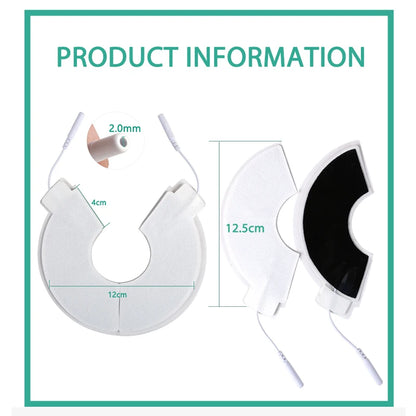 Breast Electrode Pads with 2.0mm Chest Adhesive Patches Muscle Stimulator for Breast Massage Tens Acupuncture Accessories