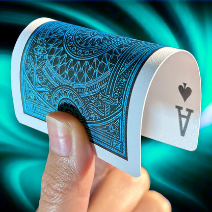 Blue Phantom Playing Cards High-end Frosted Plastic PVC Waterproof Deck of Cards Environmentally Poker for Recreation Collection