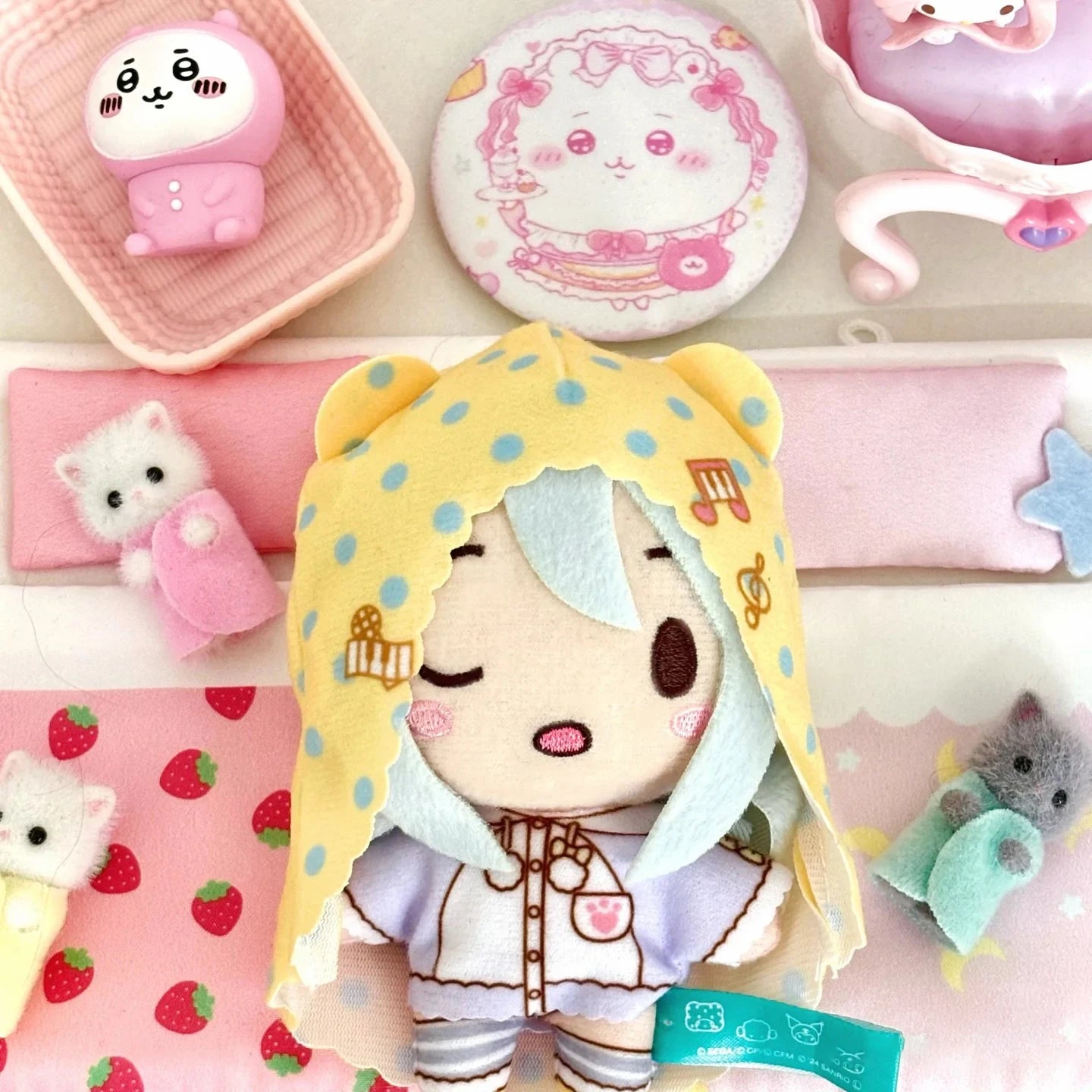 10cm PJSK Project Sekai Kusanagi Nene Stuffed Plushie Pendant Yoisaki Kanade Kawaii Backpacks Ornaments Plush Keychain Toys Gift