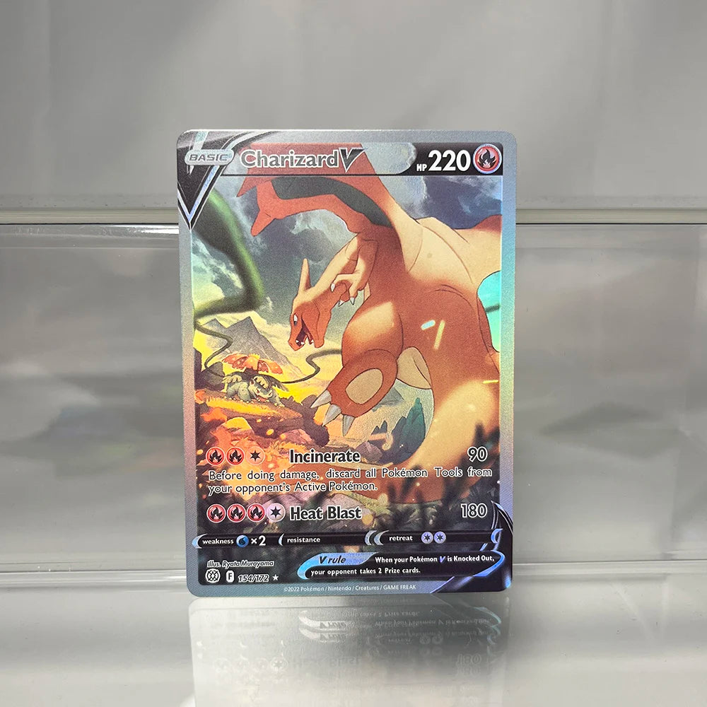 PKM Proxy Cards Classic Mew Vmax Charizard Vstar Cards Collection PTCG Celebi V Fusion Strike Foil Card