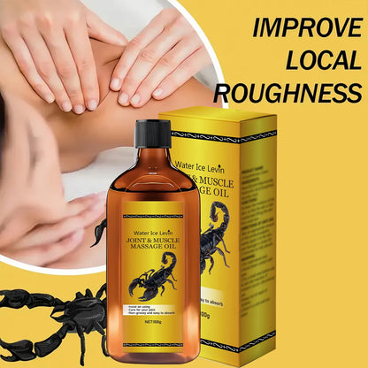 Water Ice Levin Advanced Joint & Muscle Massage Oil - Quick Absorbing, Ultra Lightweight Formula for Total Body Comfort..100G