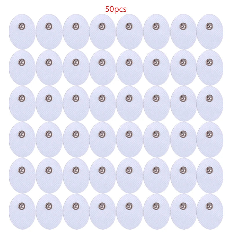 30/50/100pcs Electrode Pads Low Frequency Massager EMS Tens Machine Digital Massager Tools
