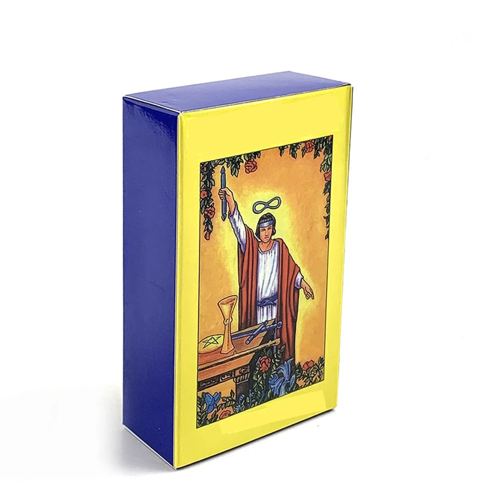Classic Tarot Cards in Spanish English Version Board Game Divination Meditation Deck For Beginners 78PCS Tarot Cards Game