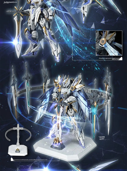 SNAA Knights of The Round Table Percival Tristan Achilles Lancelot Model Kit Collectible Action Figure with Dual Armor Modes