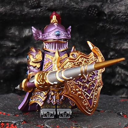2025 NEW GP201 Lich King Medieval Round Table Knights building block Anime bricks Action Figure Collection Model Doll Toy Gifts