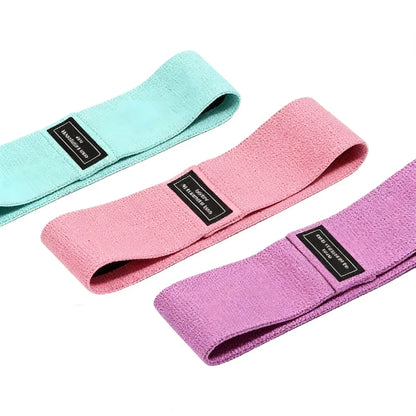 Basic Fabric Resistance Bands, Hip Glute Thigh Workout Loop Bands for Squats Yoga Gym Fitness