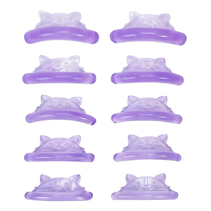 5 Pairs C Curl Silicone Eyelash Perm Pads Sticky Lashes Rod Shield Lifting 3D Eyelash Curler Accessories Makeup Tool