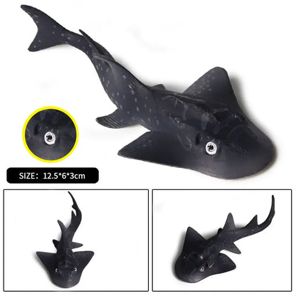 Oenux Sea Life Animals Ray Devilray Mantaray Model Action Figures Figurines Ocean Marine Aquarium Education Kids Toy Gift