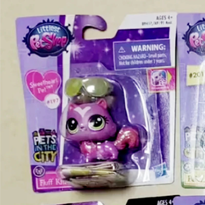 Hasbro Littlest Pet Shop Doll Toys Original Cute Animal Action Figure Mini Dolls Q Pets Toy Children Birthday Gifts Collection