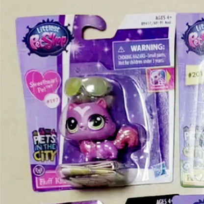 Hasbro Littlest Pet Shop Doll Toys Original Cute Animal Action Figure Mini Dolls Q Pets Toy Children Birthday Gifts Collection
