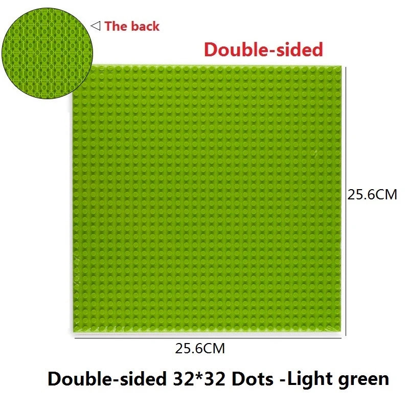 Base Plate 32*32 Dots Double-sided Base Building Blocks Baseplate Bricks Classical Bricks Kids Toys Compatible with Brand Blocks