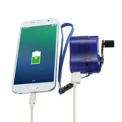 EDC Hand Crank USB Emergency Charger Manual Power Generator Outdoor Survival Tool For Camping Hiking Travel Hand Powered Charger