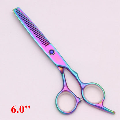 6.0'' Professional Hair Scissors Cutting Shears Thinning Hairdressing Haircut Razors Comb Set Salon Barber & Home Dropshipping