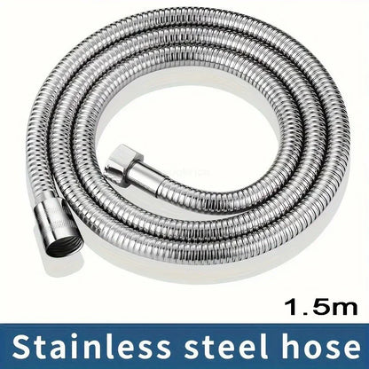 Bathroom Sink Faucet Head of A Shower High Pressure 5 Modes Adjustable with Hose Water Saving One-Key Stop Bathroom Accessories