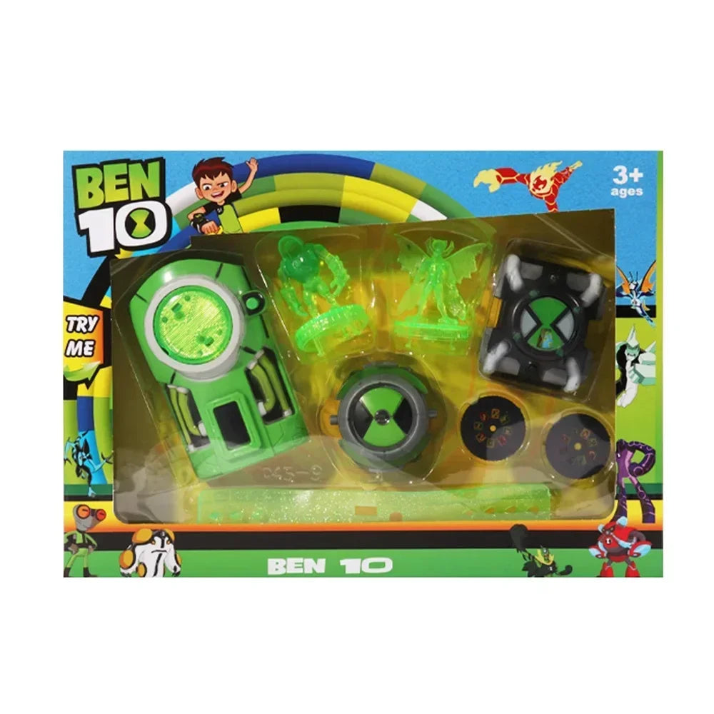 Omnitrix BEN10 Action Figures Ben Tennyson Projection Watch Deformation Sound Light Doll Smart Watch Children's Birthday Gifts