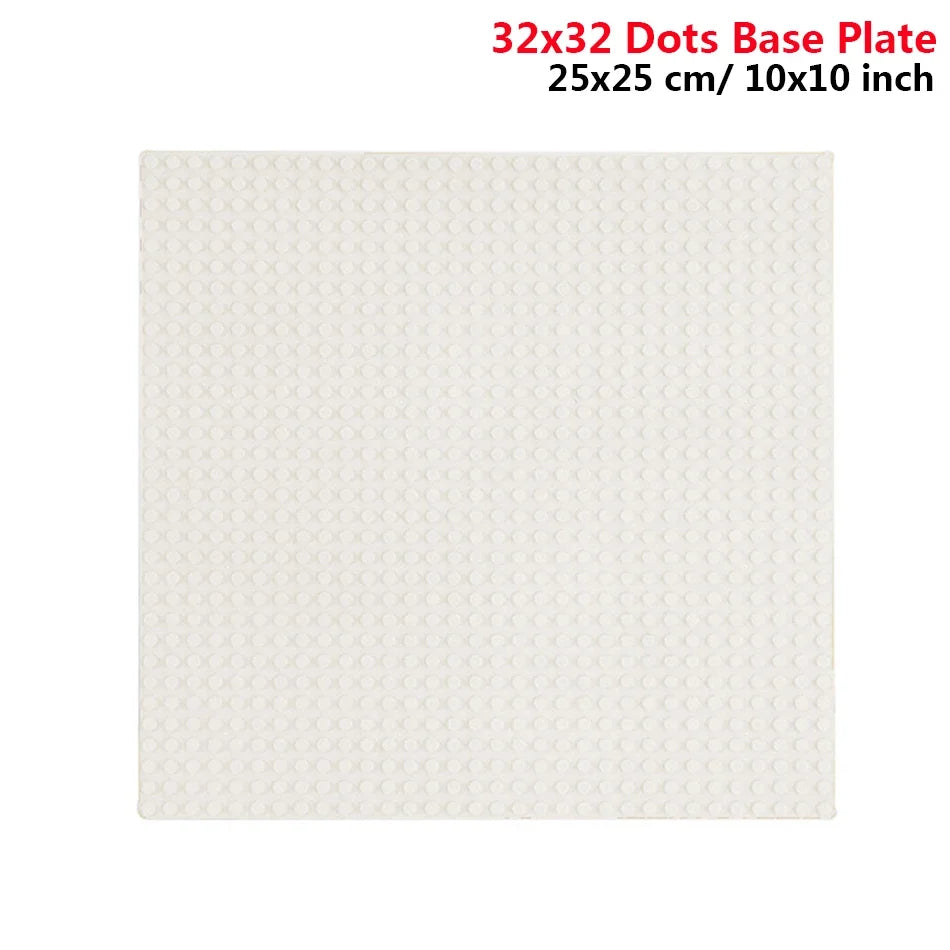 25.5*25.5cm 32x32 Baseplate Classic Building Blocks BASE PLATE BUILDING BLOCKS children bricks toy