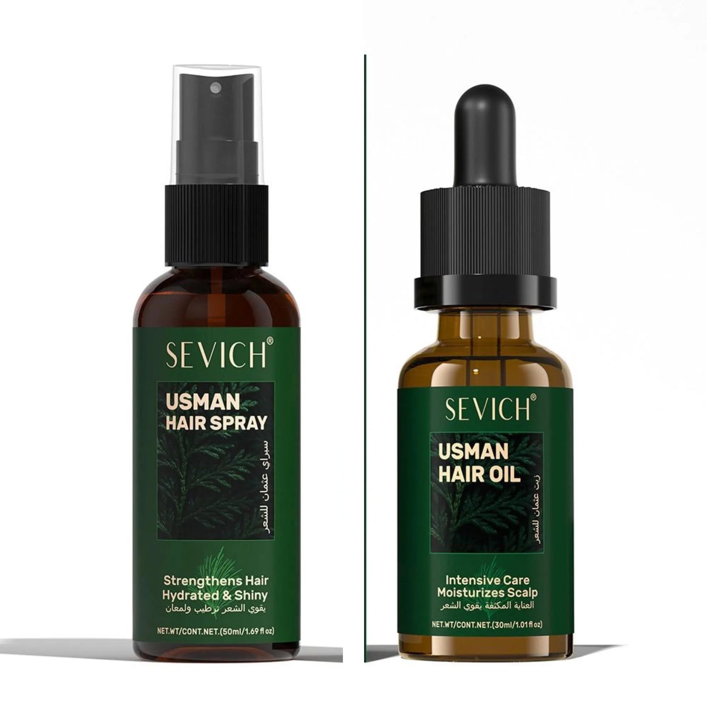 1/2/3pcs Hair Loss Prevention Set Fast Regrowth Hair Essential Oil Usman Handmade Shampoo Soap Hair Care Serum Scalp Thickening