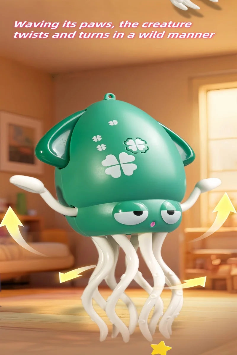 New and unique magical dancing octopus electric squid sensing and evading obstacles octopus children stress-relieving fishing