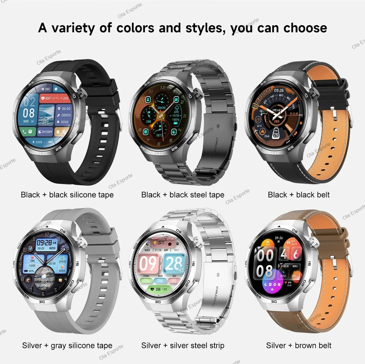 Watch 5 Pro GPS NFC Smart Watch Men 360*360 AMOLED Screen Heart rate Monitor Bluetooth Calls IP68 Waterproof Man Smartwatch 2025