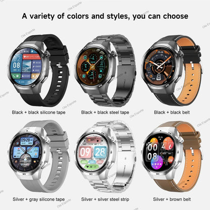 Watch 5 Pro GPS NFC Smart Watch Men 360*360 AMOLED Screen Heart rate Monitor Bluetooth Calls IP68 Waterproof Man Smartwatch 2025