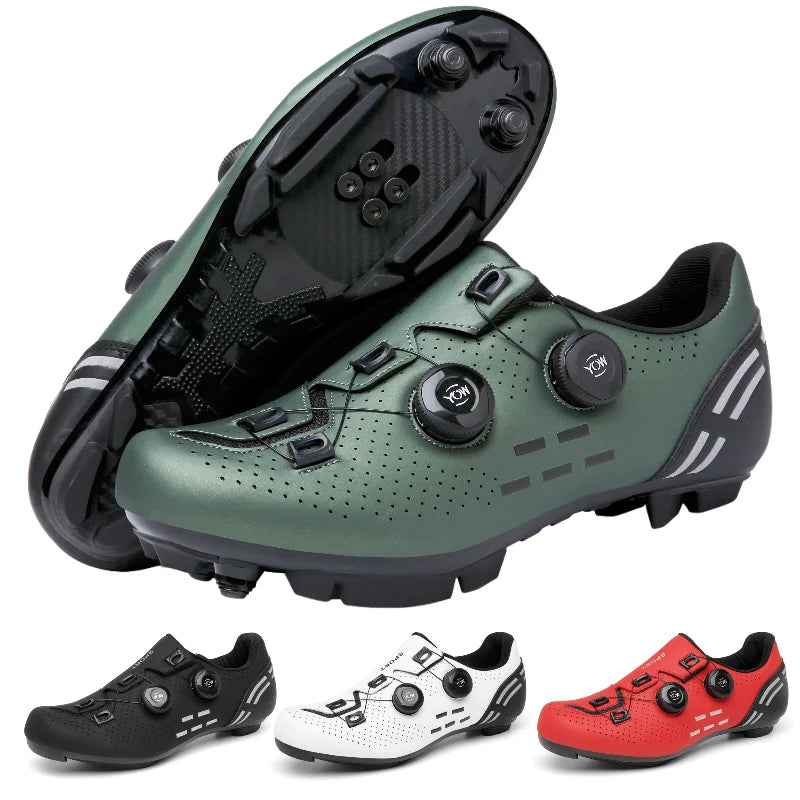 Cycling Shoes Men's Mountain Bike And Road Cycling Shoes,Lightweight And Breathable,Suitable For Speed Riding, Off-road, SPD-MTB
