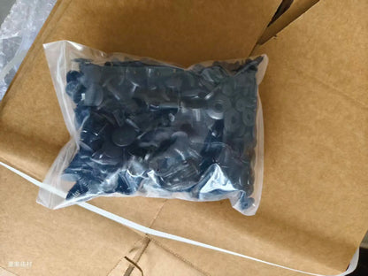 Bagged Set of 190 Pcs Car Universal Buckles 6 Models Size Fastener Rivet Clamping Fastener Buckle Car Accessory Abs Material Fixed Screw
