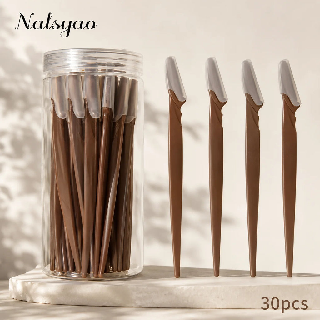 Wholesale 5/10/30/40pcs Razor for Trimmer and Women Eyebrow and Men Shaver with Hair Razor and Face Protective Cover, Safe Rap