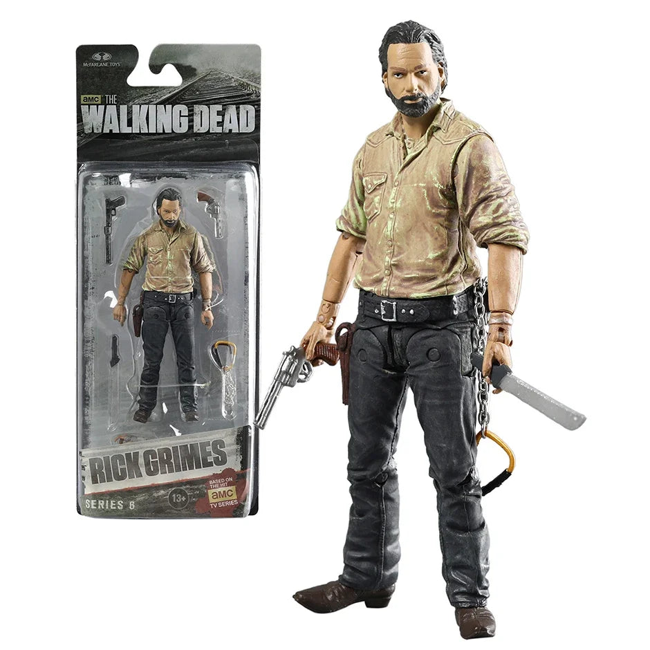 The Walking Dead Abraham Ford Bungee Walker Rick Grimes The Governor Michonne Action Toy Figurine Model Doll